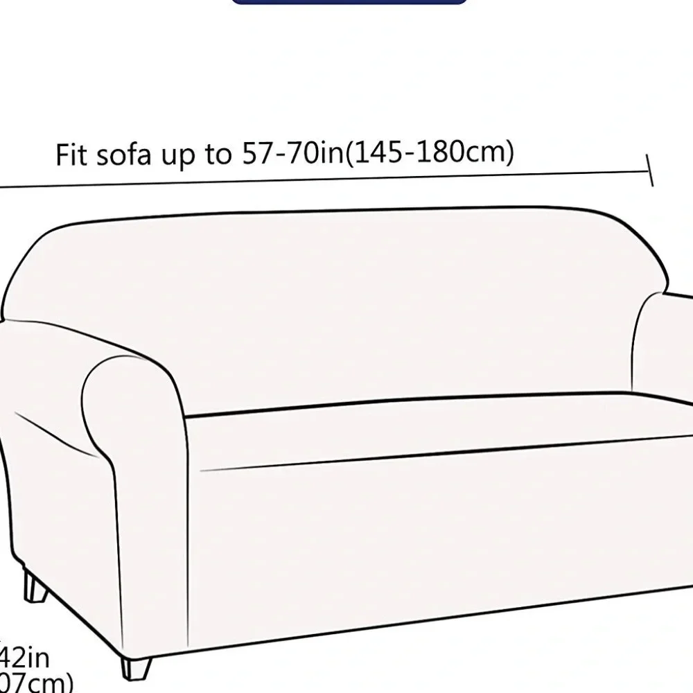 Sofa slipcover 1 Piece Jacquard high Stretch